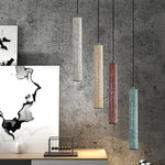 Afralia™ Terrazzo LED Pendant Lamp Industrial Decor Nordic Modern Lighting