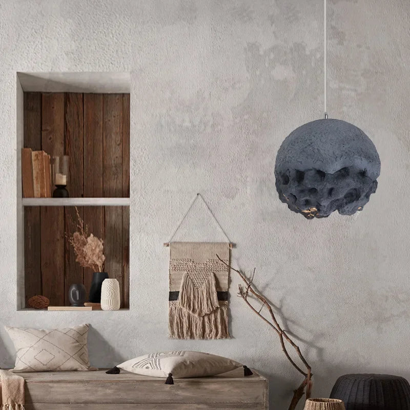 Minimalist Resin Pendant Light - Modern Nordic Design Chandelier for Restaurants and Bars