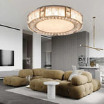 Crystal Glass Luxury Ceiling Chandelier - Gold LED Home Decor