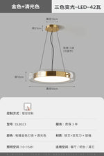 Minimalist Glass Pendant Light LED for Bedroom Living Room Cafe