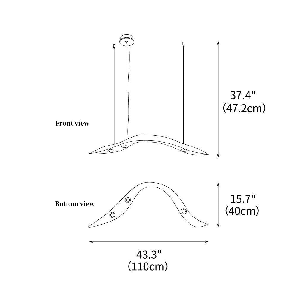 Shadow Dart Chandelier