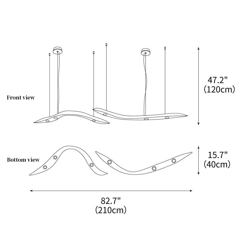 Shadow Dart Chandelier