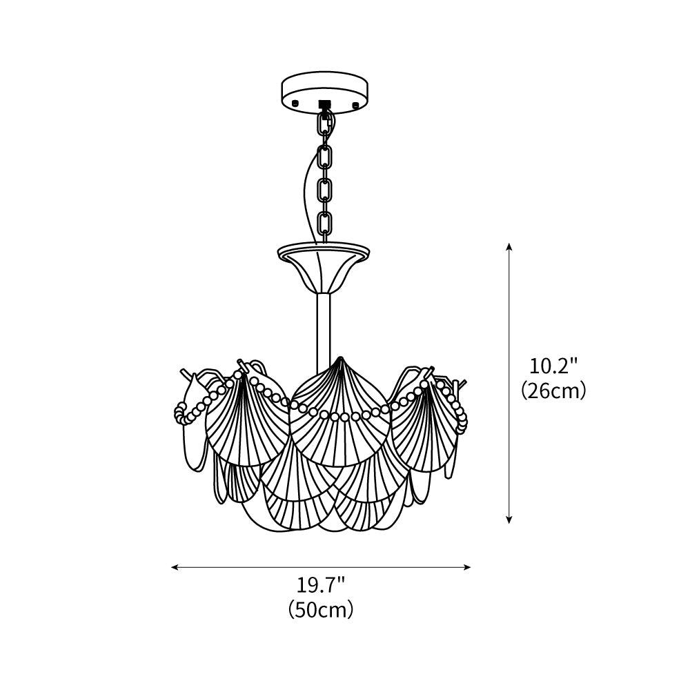 Shell Pearl Chandelier