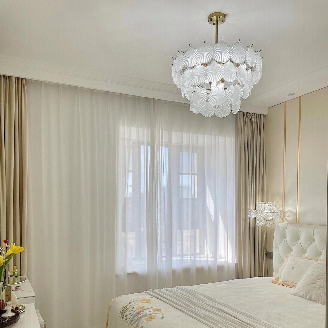 Shell Glass Chandelier