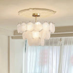 Shell Glass Chandelier