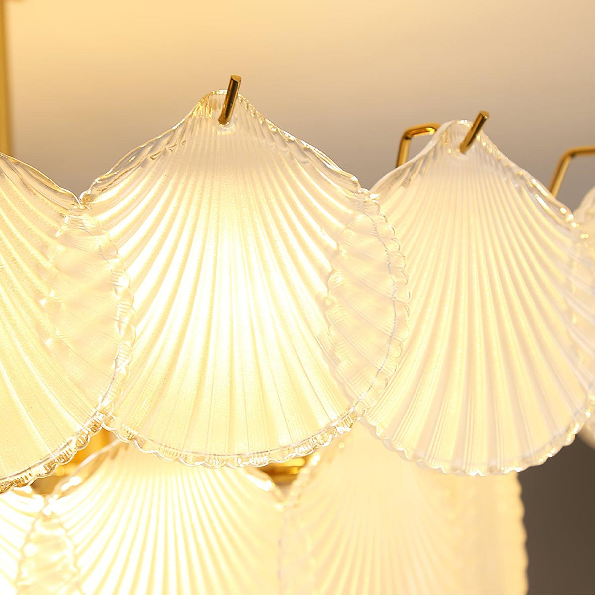 Shell Glass Chandelier