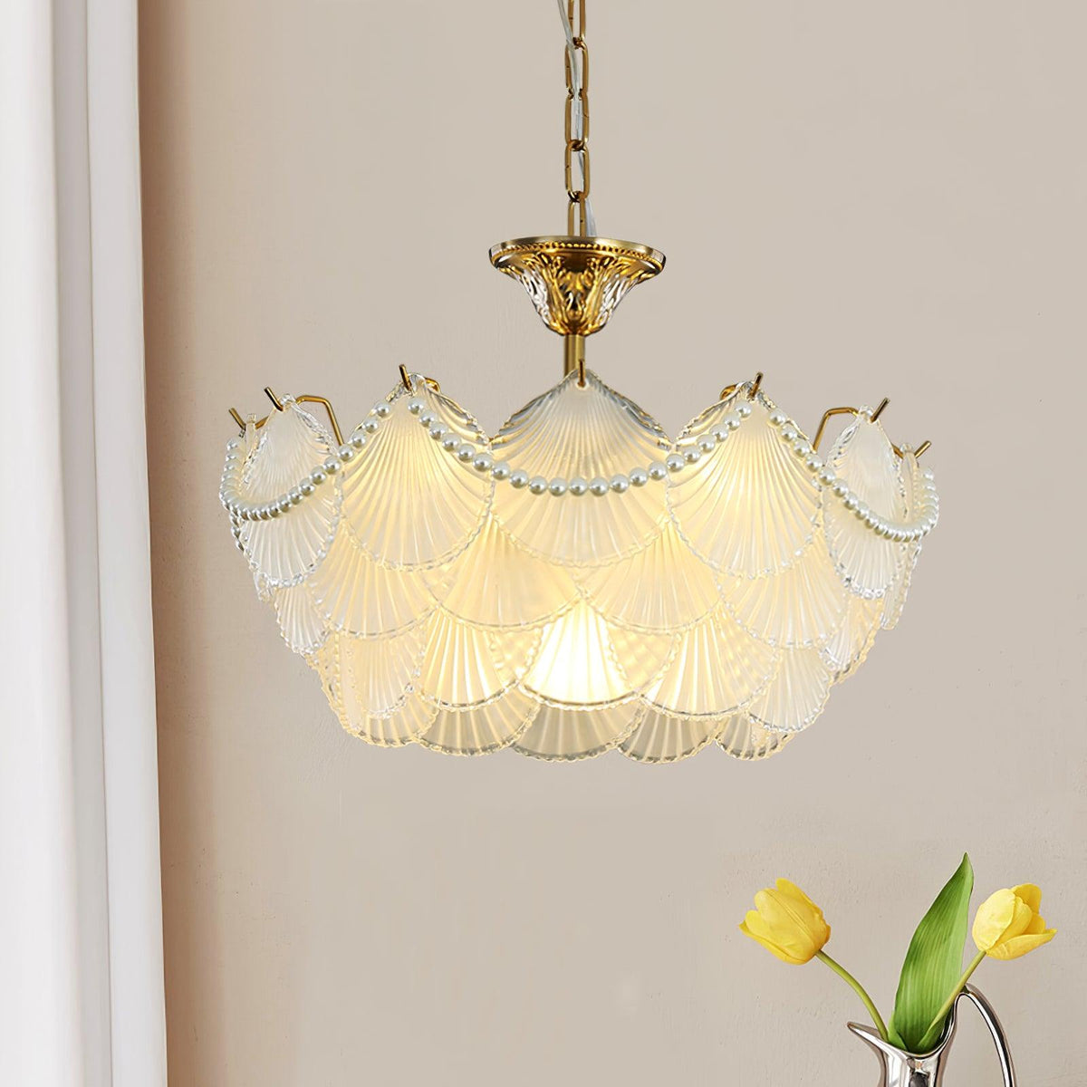 Shell Pearl Chandelier