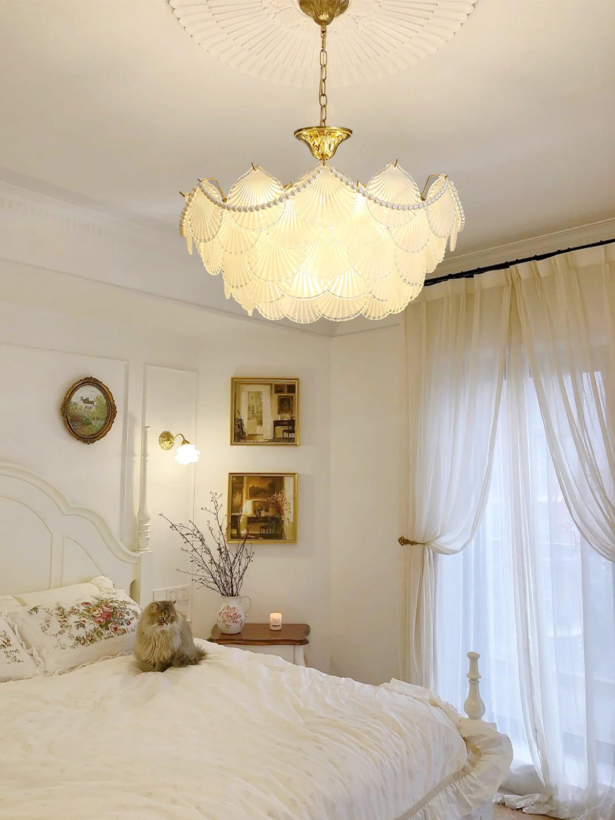Shell Pearl Chandelier
