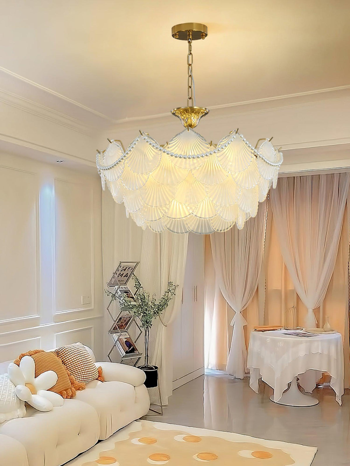 Shell Pearl Chandelier