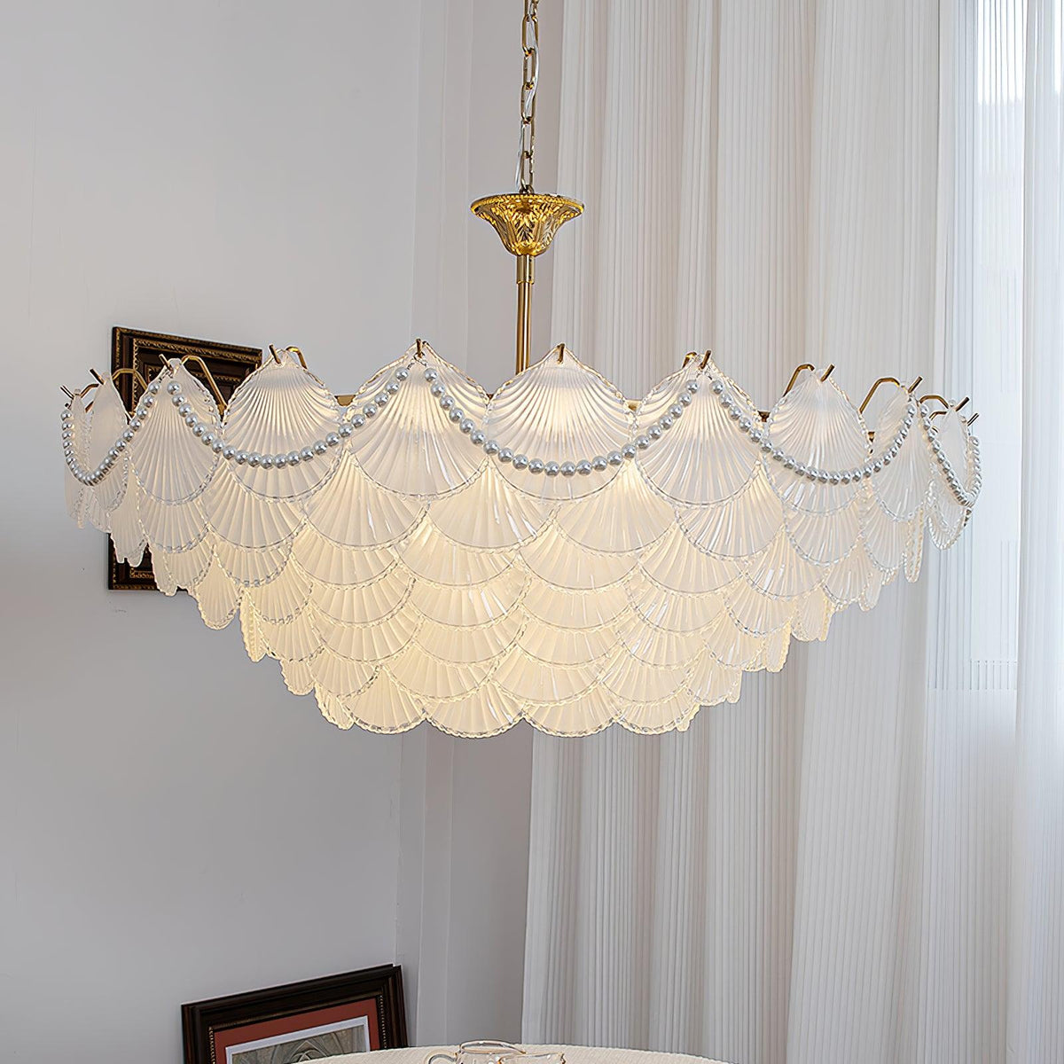 Shell Pearl Chandelier