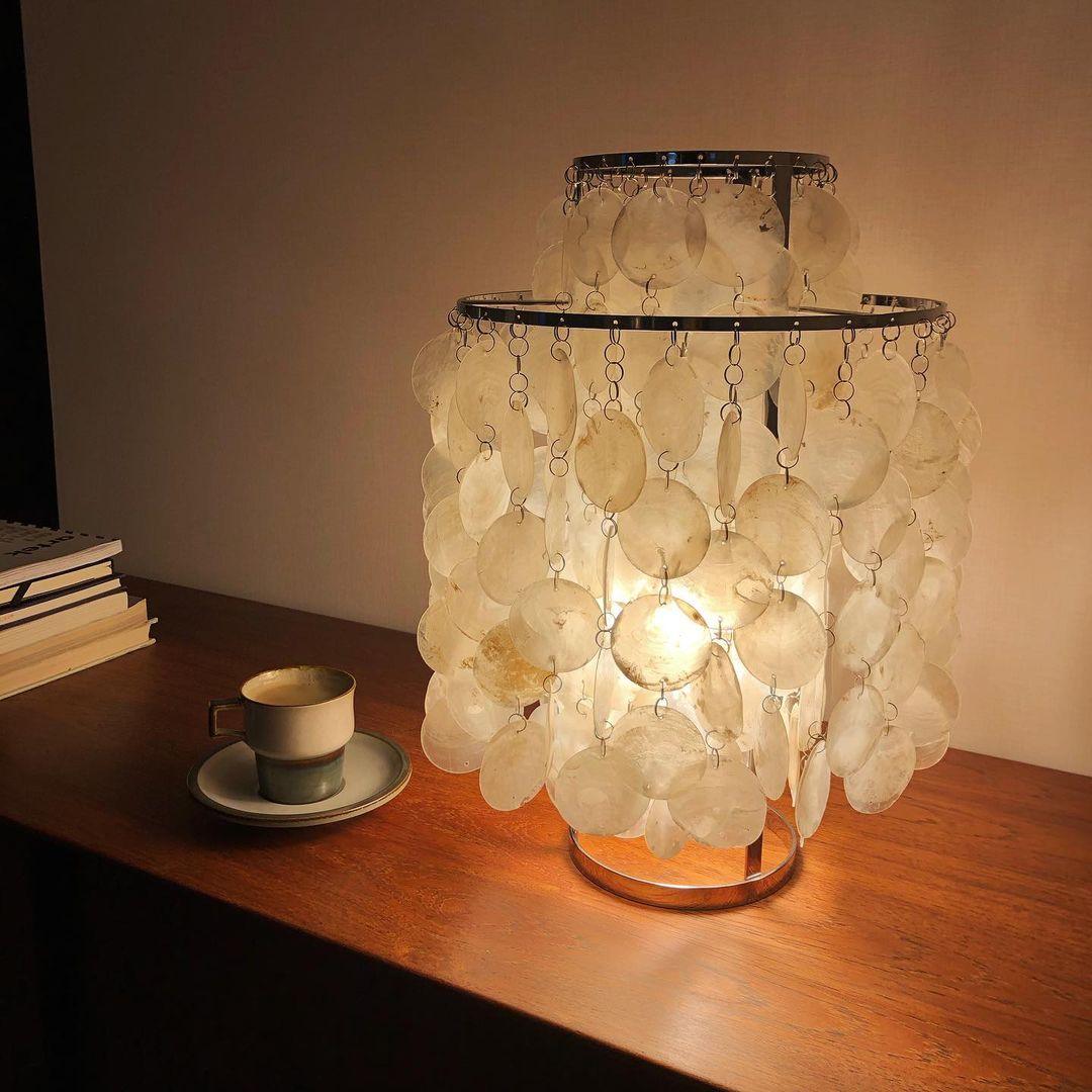 Shell Table Lamp 11.8"