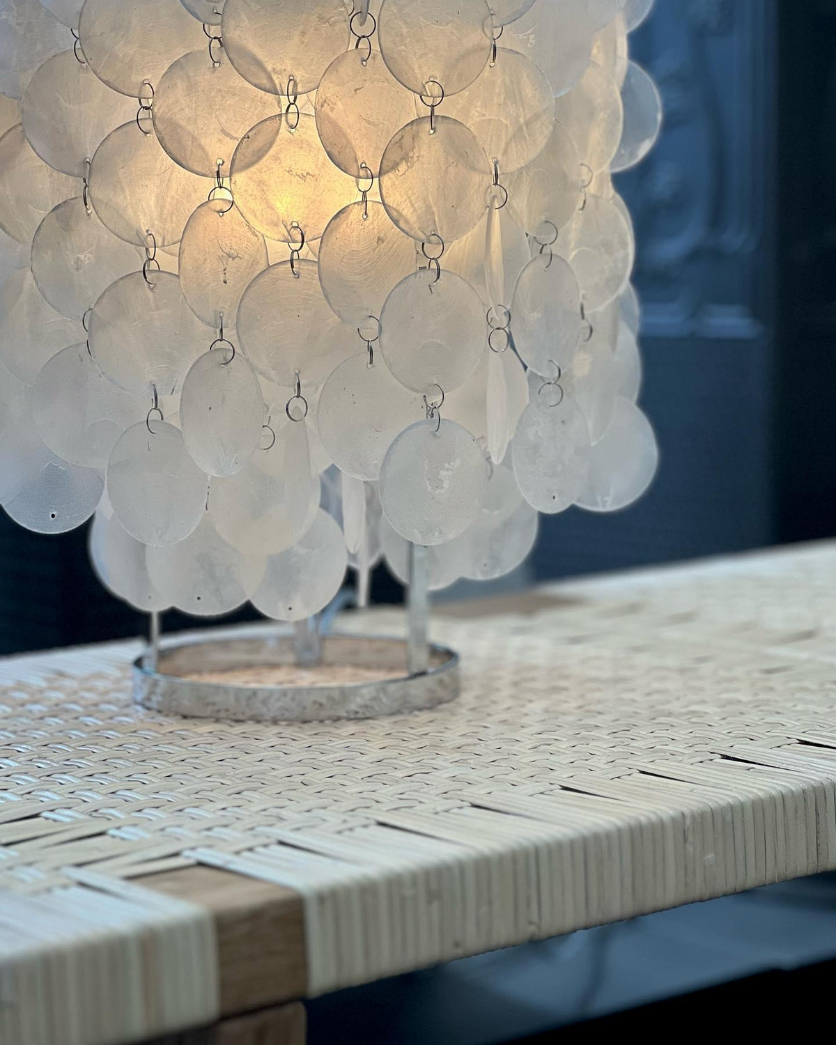 Shell Table Lamp 11.8"