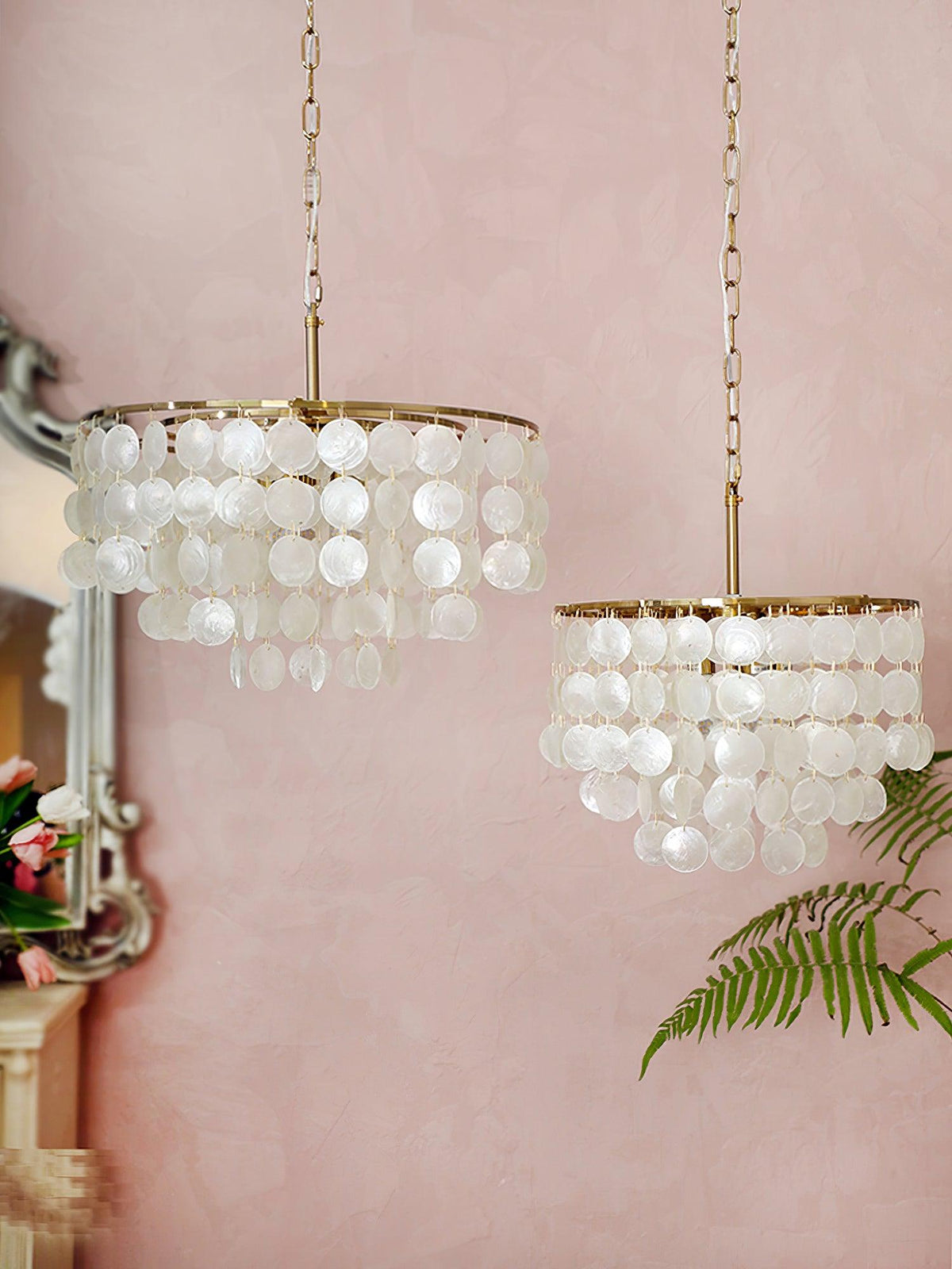 Shell Wind Chime Chandelier