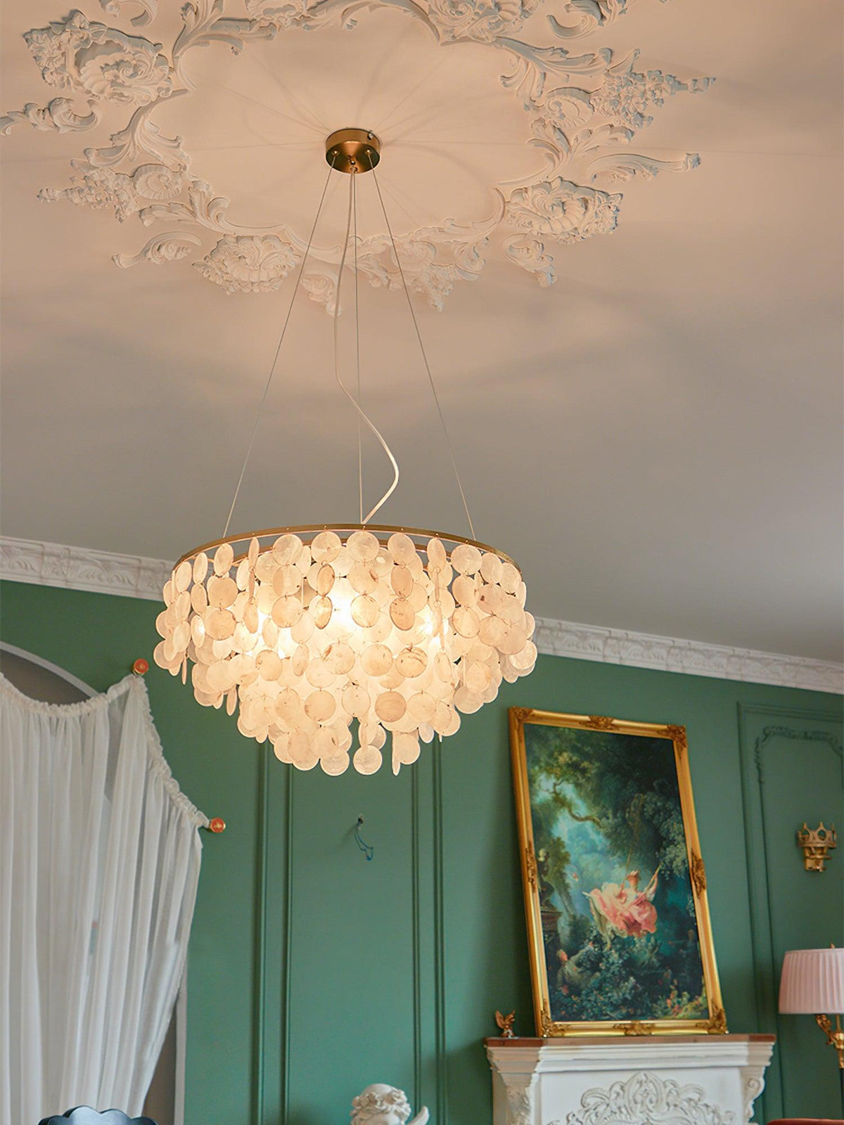 Shell Wind Chime Chandelier