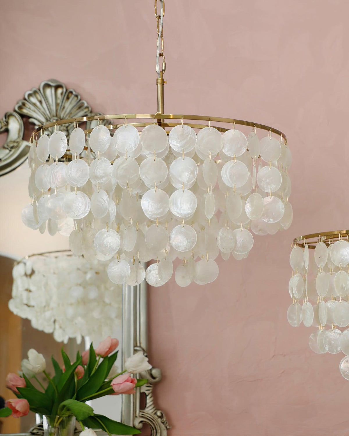 Shell Wind Chime Chandelier