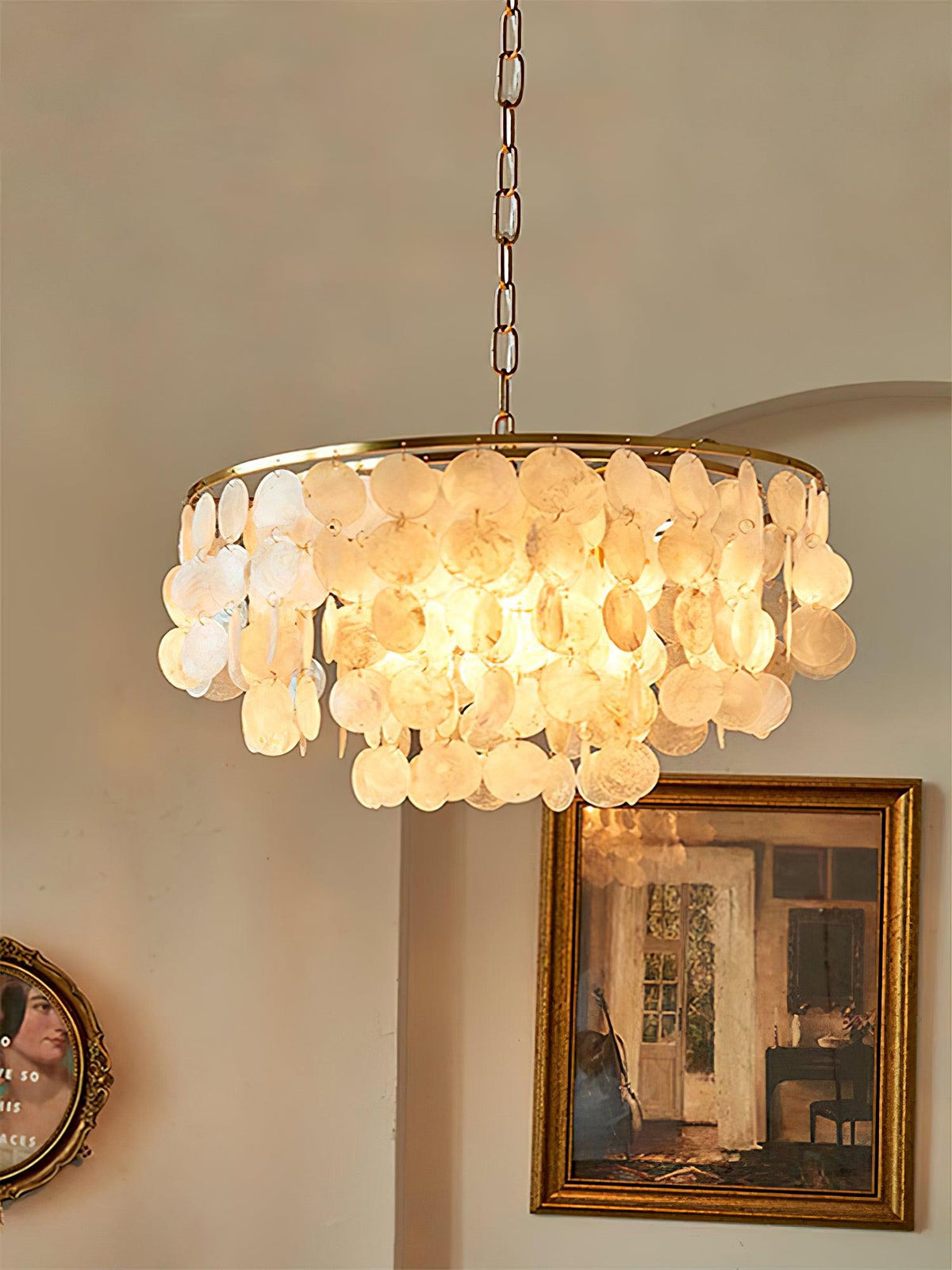 Shell Wind Chime Chandelier