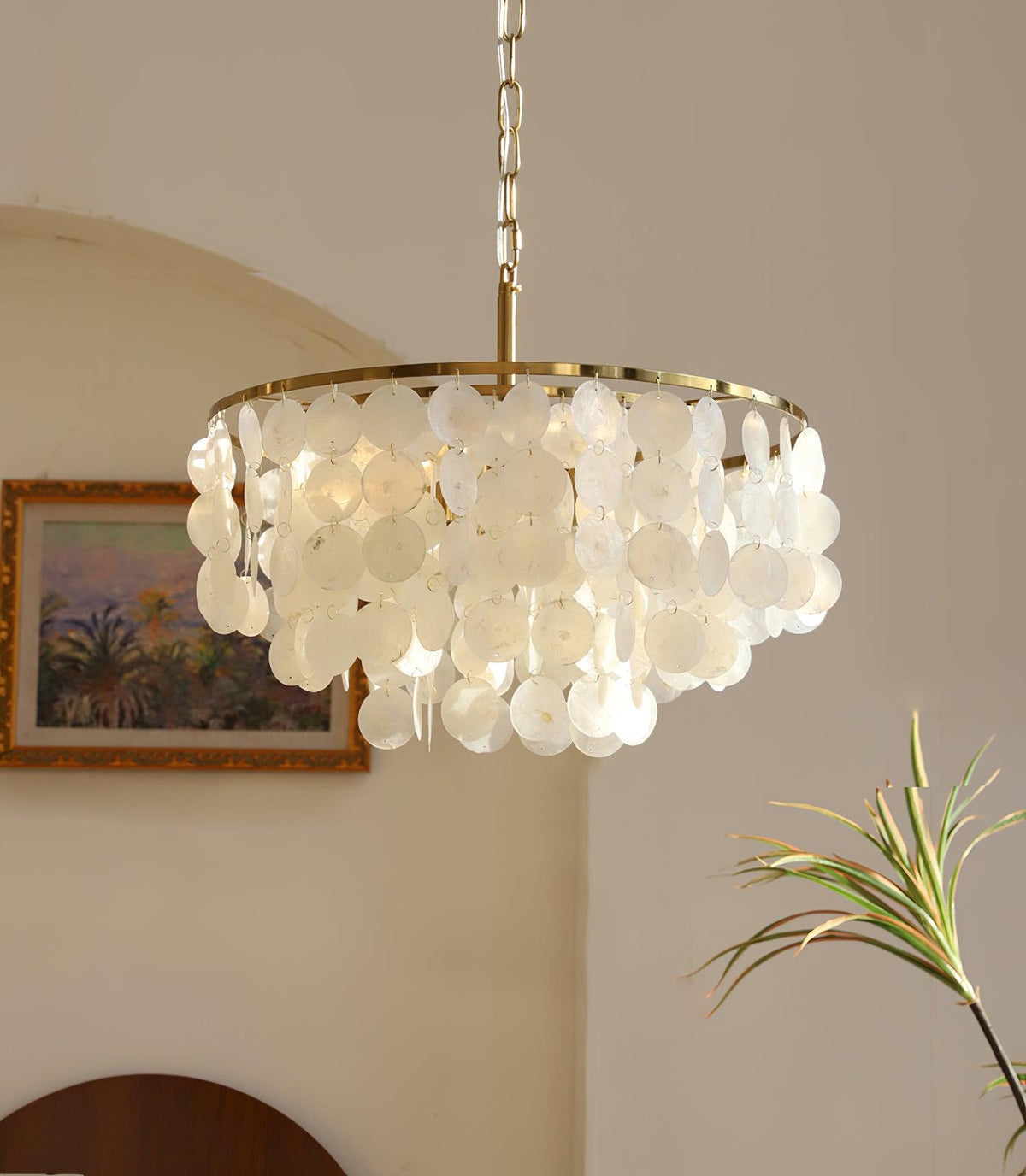 Shell Wind Chime Chandelier