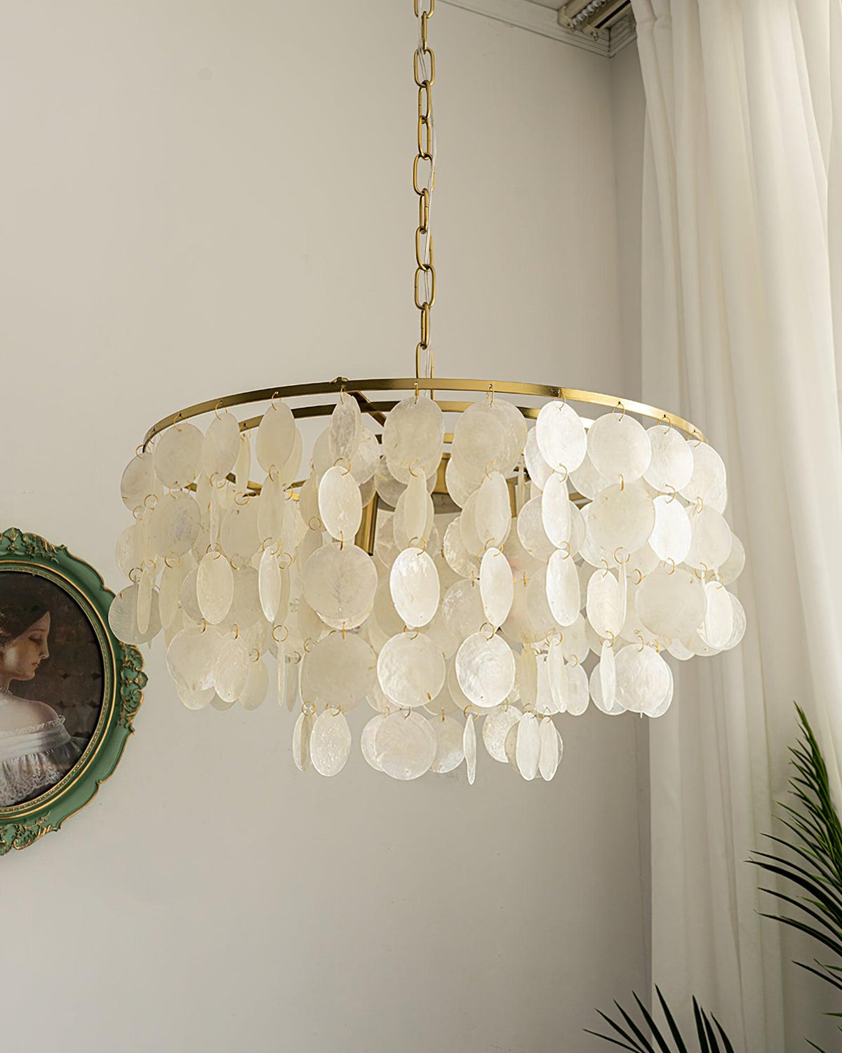 Shell Wind Chime Chandelier
