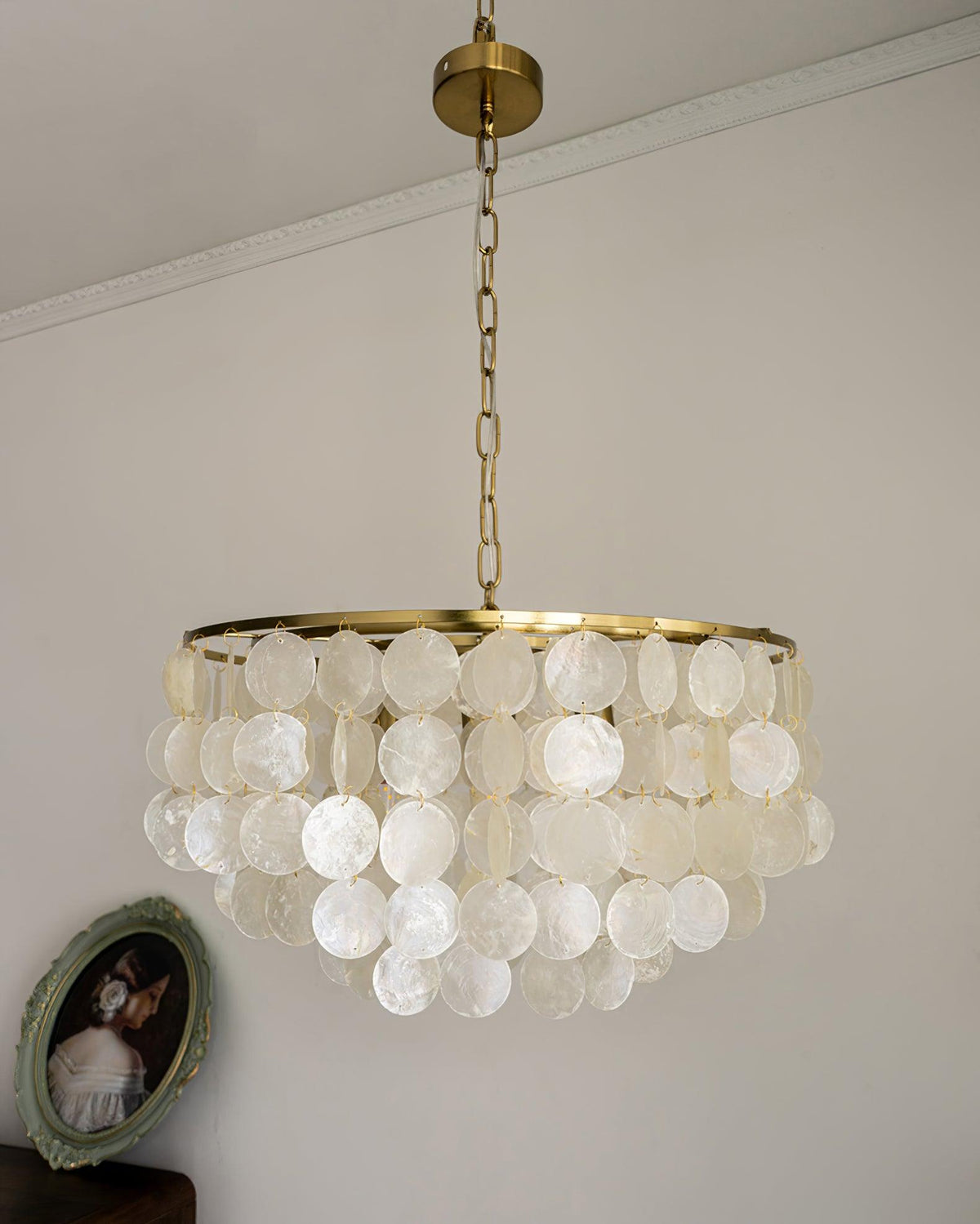 Shell Wind Chime Chandelier