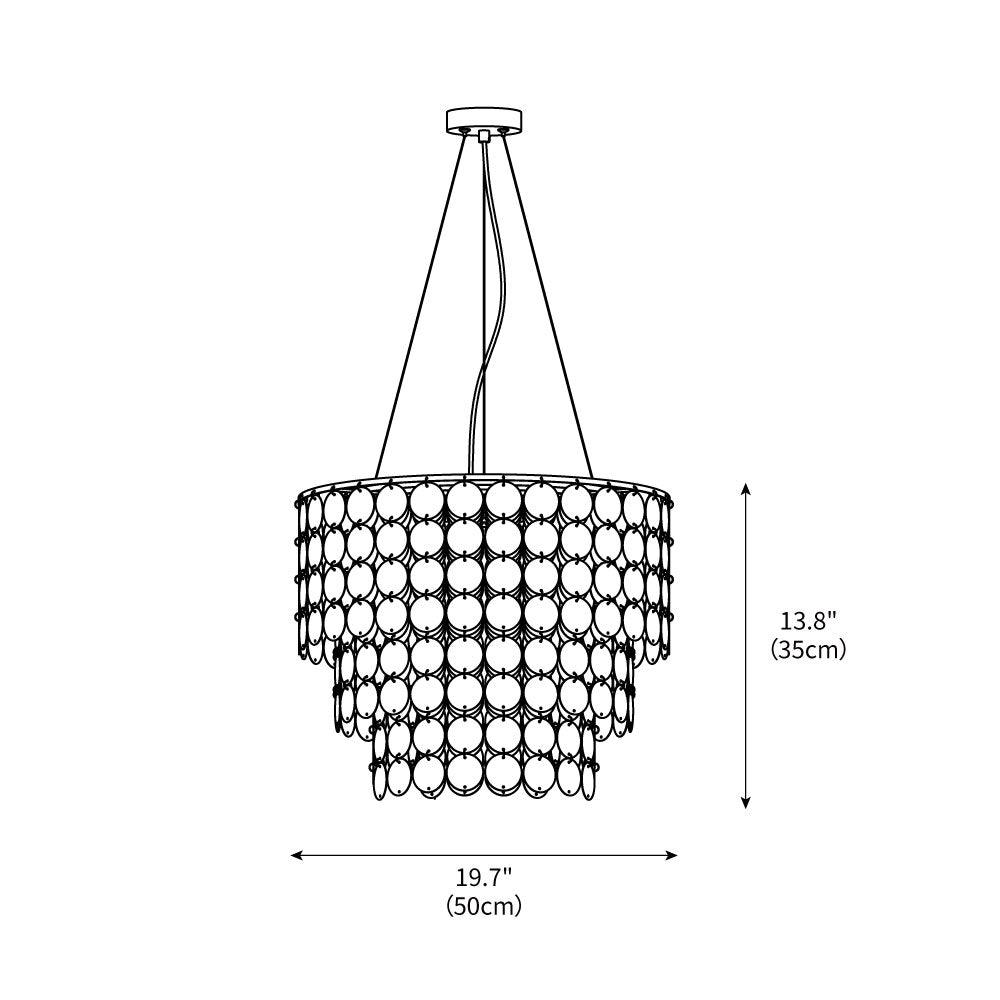 Shell Wind Chime Chandelier