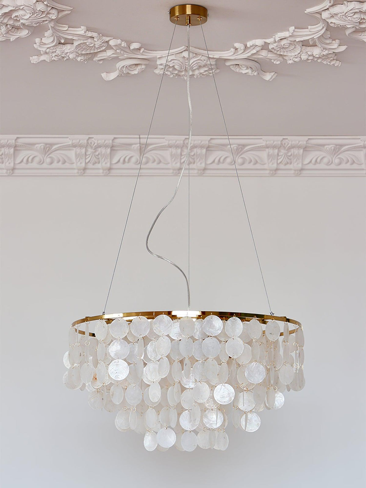 Shell Wind Chime Chandelier