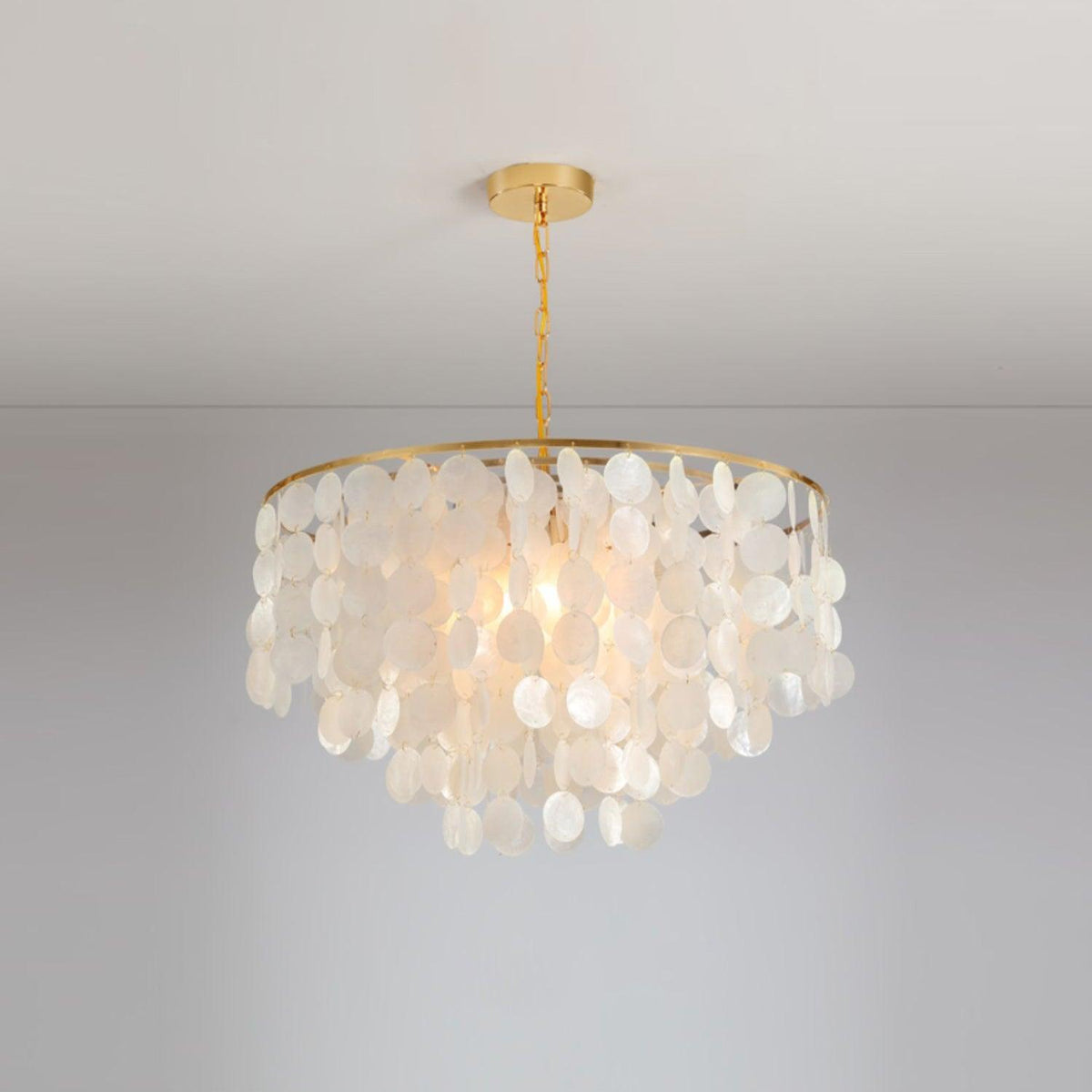 Shell Wind Chime Chandelier