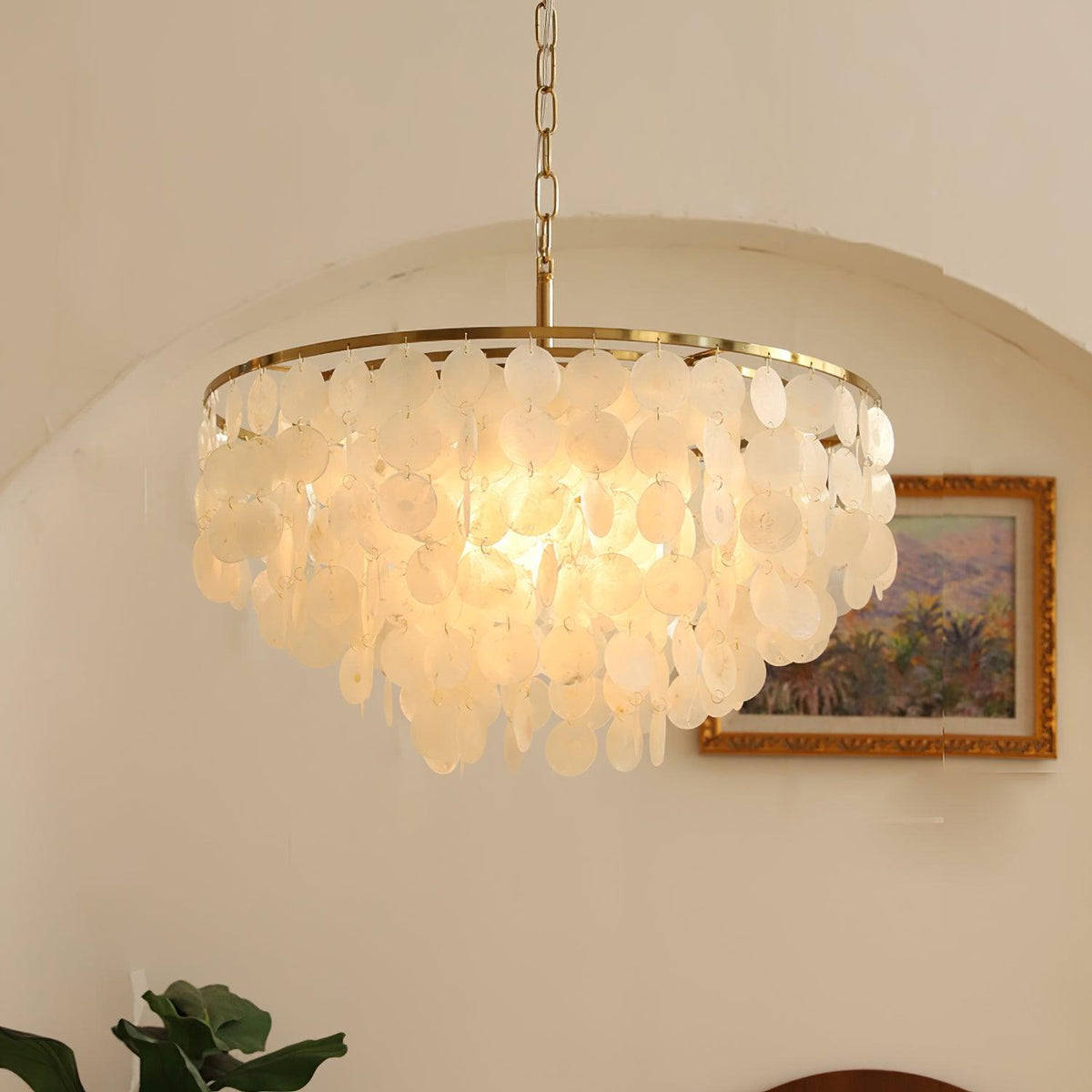 Shell Wind Chime Chandelier