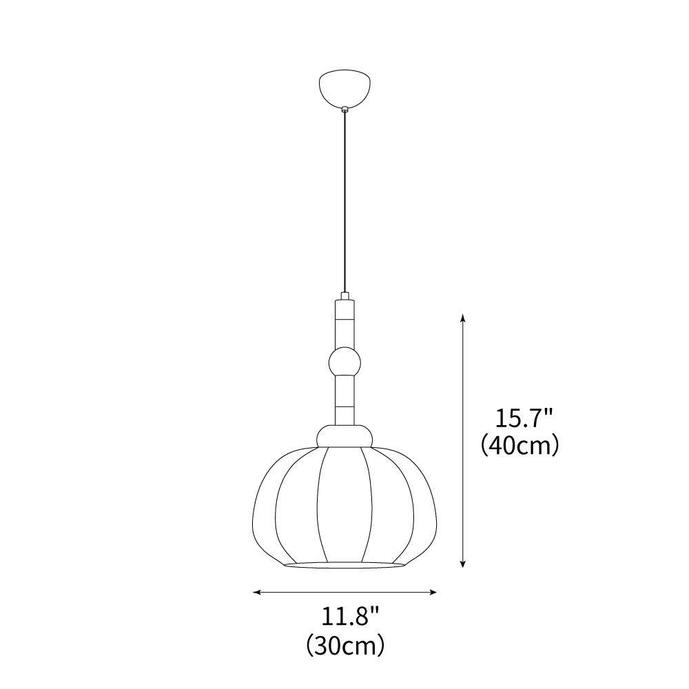 Silk Globe Pendant Lamp