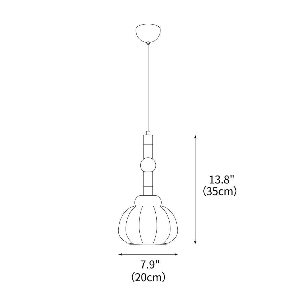 Silk Globe Pendant Lamp