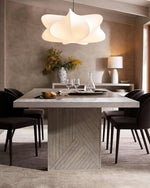 Silk Drum Pendant Light 19.7"