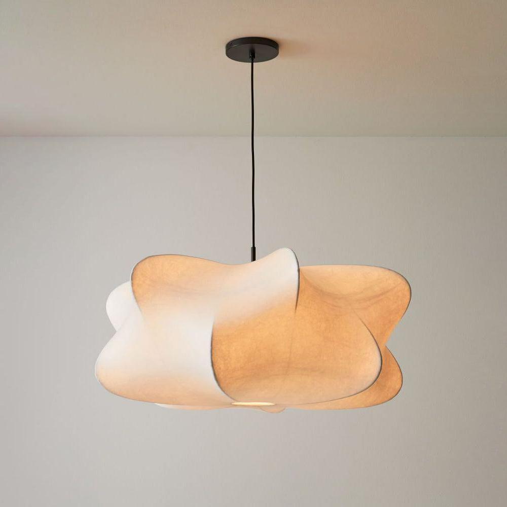 Silk Drum Pendant Light 19.7"
