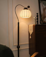 Silk Globe Floor Lamp 11.8"