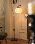 Silk Globe Floor Lamp 11.8"
