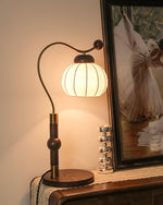 Silk Globe Table Lamp 7.9"
