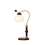 Silk Globe Table Lamp 7.9"
