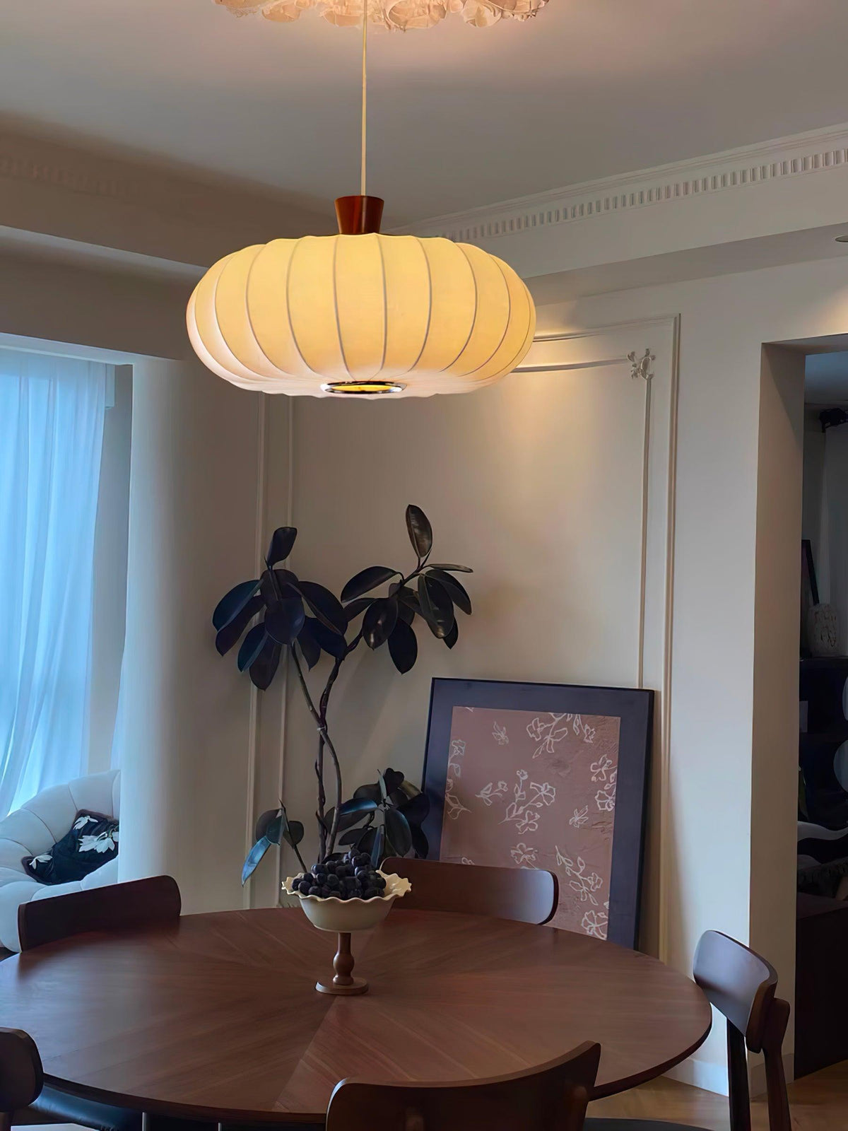 Silk Lantern Pendant Light 19.7"