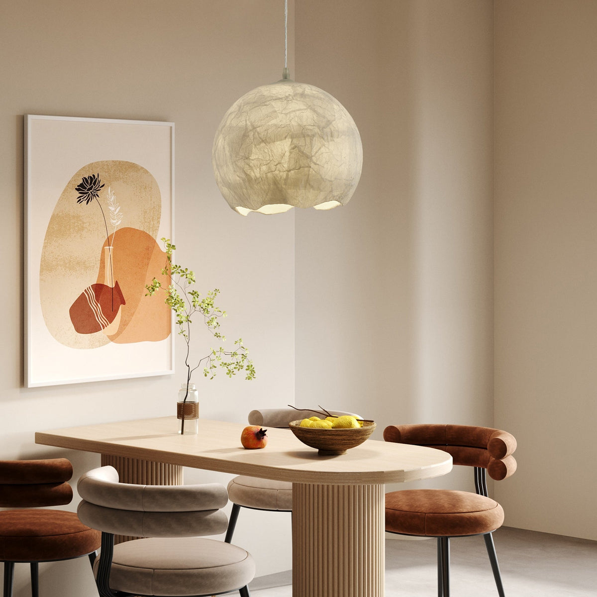 Silk Luna Pendant Lamp