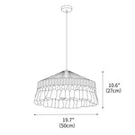 Small Bamboo Hat Pendant Lamp