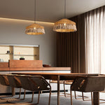 Small Bamboo Hat Pendant Lamp