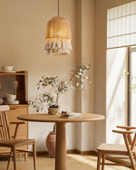 Small Bamboo Hat Pendant Lamp