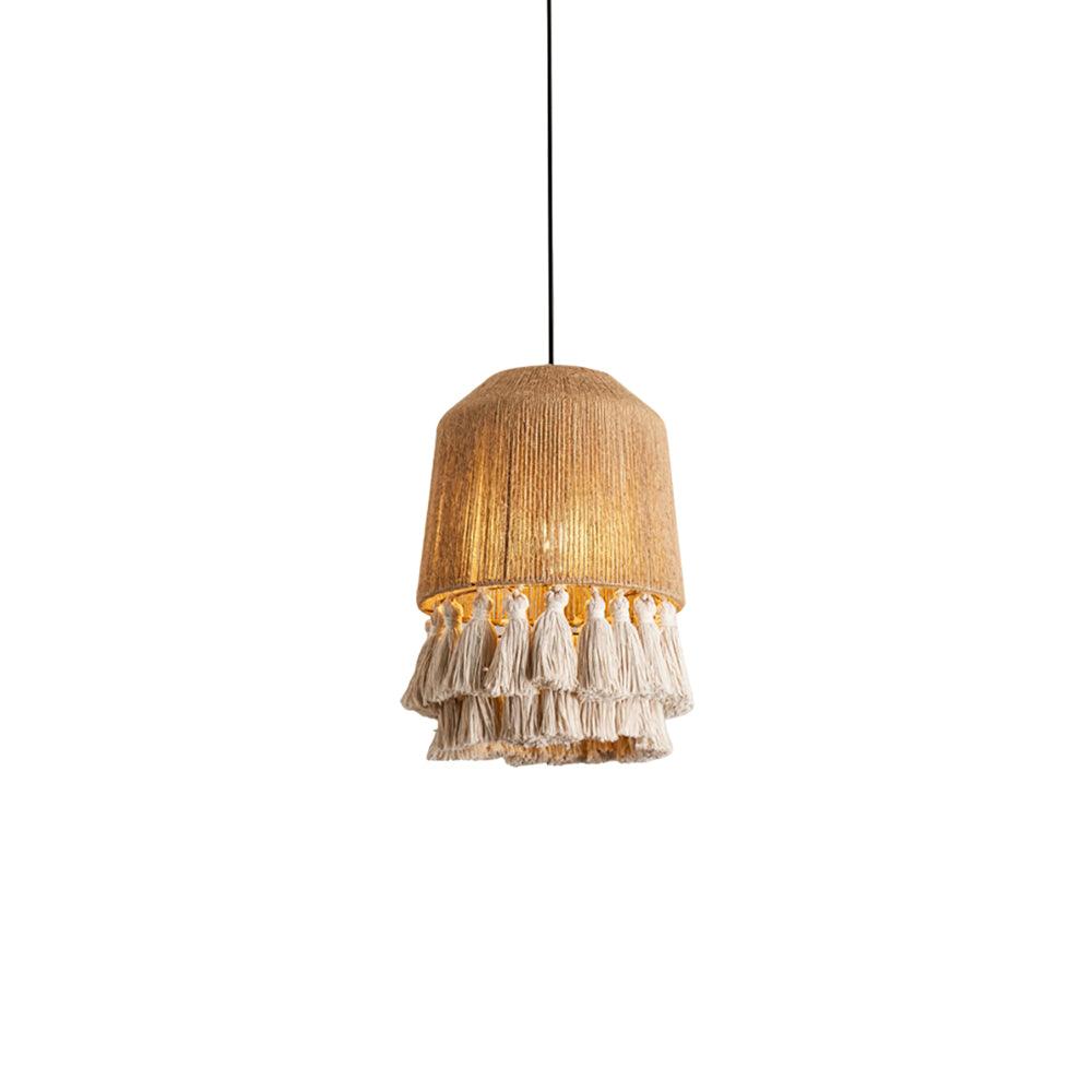 Small Bamboo Hat Pendant Lamp