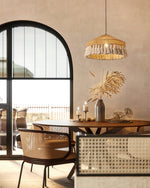 Small Bamboo Hat Pendant Lamp