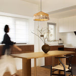 Small Bamboo Hat Pendant Lamp