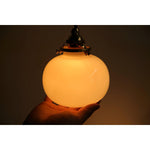 Small Retro Handmade Glass Pendant Light 5.1"