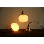 Small Retro Handmade Glass Pendant Light 5.1"