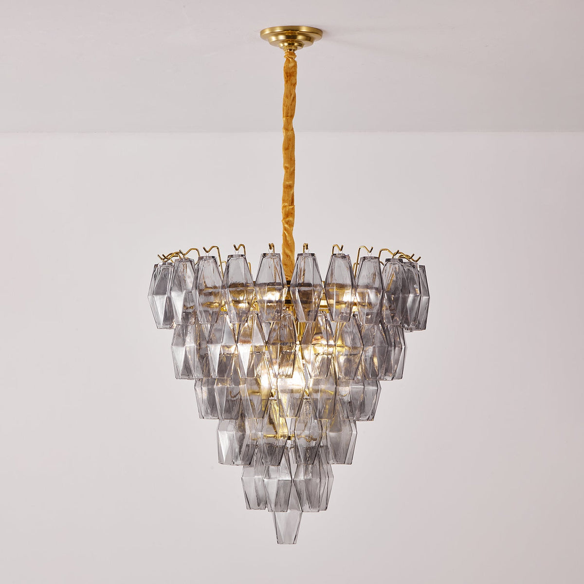 Smoke Gray Empire Chandelier
