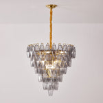 Smoke Gray Empire Chandelier