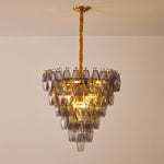 Smoke Gray Empire Chandelier