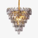 Smoke Gray Empire Chandelier