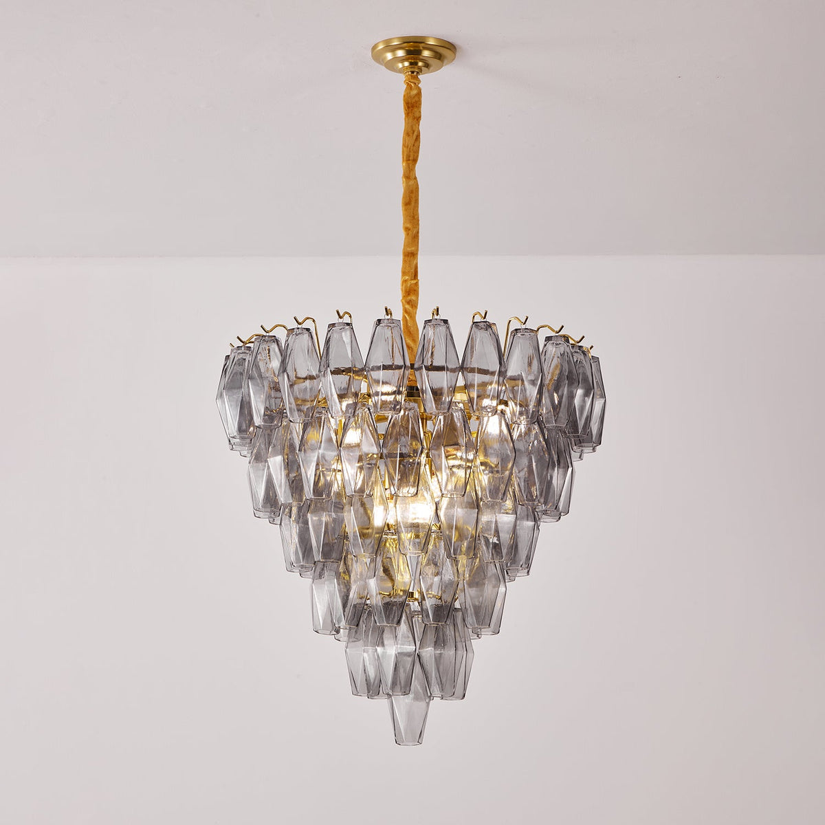 Smoke Gray Empire Chandelier